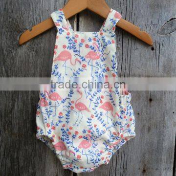 Baby Girl Romper Flamingo Baby Clothes Summer Baby Clothes Hot Sale photo-3