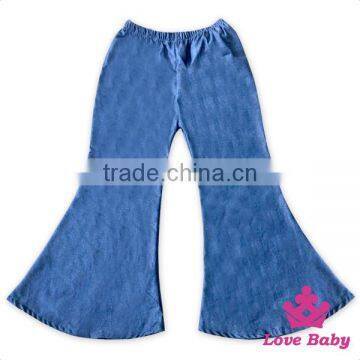 Latest Design Babies Jeans Bell-Bottoms Pattern Jeans 0-6 Years Old Kids Baby Bulk Wholesale Jeans