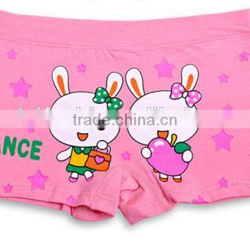 Oem Customize Hot Fashion 100%cotton Children Girls Boxer Briefs photo-2