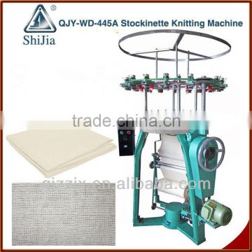 High production circular stockinette knitting machine