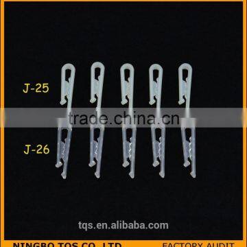 Cheap With Teeth U-shape Semitransparent Shirt Packing Plastic Clips photo-6