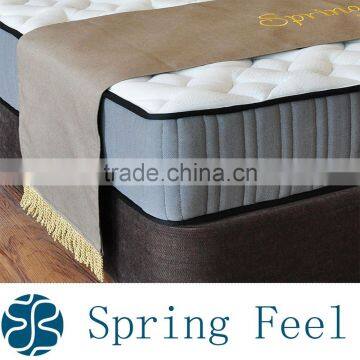 Box Spring Bed and Rol Pack Thin Foam Spring Mattress photo-2