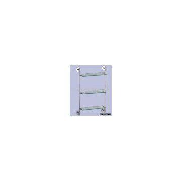 Triplex glass shelf