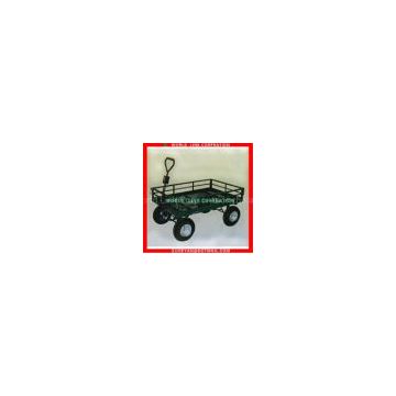 Heavy duty mesh transport garden cart