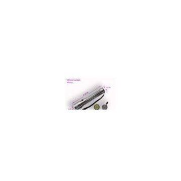 1W High Power Aluminum Alloy Solar Powered Led Flashlight with USB Input Charging Port
