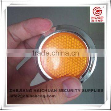Red and Yellow 5cm Diameter Adhesive Reflector for Car photo-3