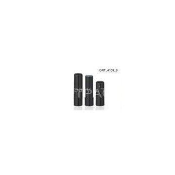 D12.1mm Black Natural Eco Friendly Lip Balm Tubes With Oxidized Alu Cover