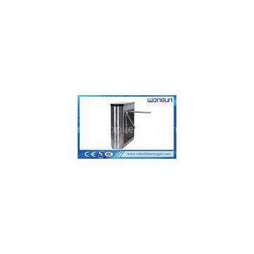 IC And ID Card Traffic Tripod Turnstile Barrier Gate With Locked-Rotor Auto - Detection