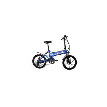 20 minielectric folding bicycle 350w rear motor in wheel