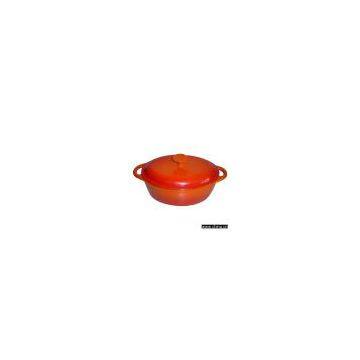 Sell Oval Enamel Cast Iron Casserole