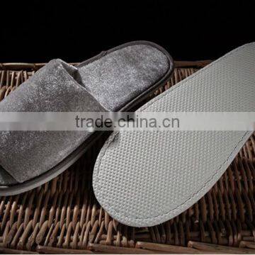 New Design Top Quality Open toe Dense Velvet Hotel Spa Slipper Wholesale