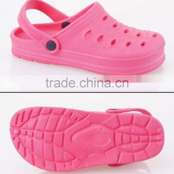 OEM comfortable clogs wood high heel for footwear and promotion