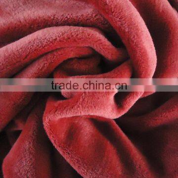 100% polyester super soft fluffy for blanket, bed, bathrobe using coral fleece fabric