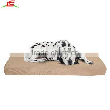 Large Jumbo Memory Foam Dog Bed With Removable Pllush Cover