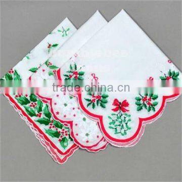 Cotton edge Ladies Print Handkerchiefs