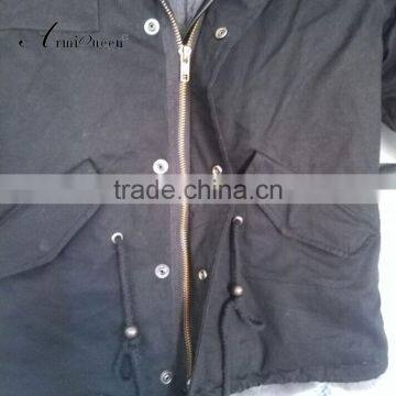 The Kid Style Black Shell With Grey Lining Cute Little Gile/boys Jacket photo-4