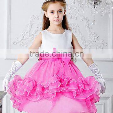 Butterfly Tie Kids Lavender Crochet Dress Girl Wedding Dress photo-2