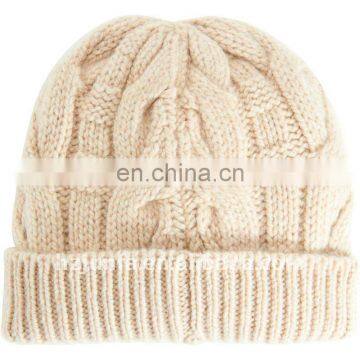 fashional elegant hot warm pretty sell well knit cable beanie