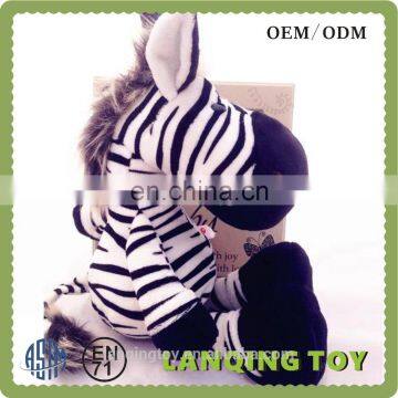 OEM stuffed & plush animal toy plush zebra