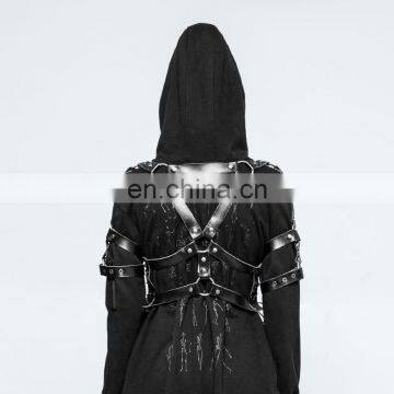 Punk Rave Gothic Black Top Costume Harness S-218 photo-3