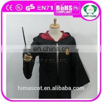 HI EN71 funny magical witch fancy dress wizard costume with wand for party