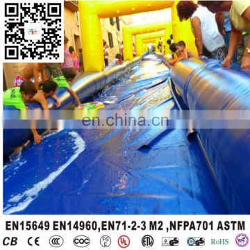 Customized blow up slip and slide for outdoor/inflatable slip and slide for adults/kids