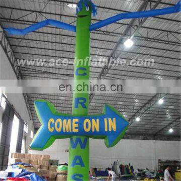 2017 new style car wash Mini inflatable desktop air dancer for advertising