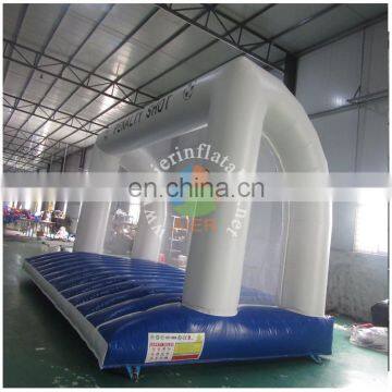 Outdoor White Inflatable Soccer Game for Rental photo-4