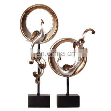 Customized high quality Phoenix animal figure desk decoration