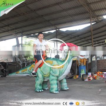 Funny games baby dinosaur ride replica for outdoor