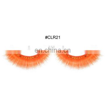 party carnival halloween wholesale fashion colorful orange False Eyelash E-0027