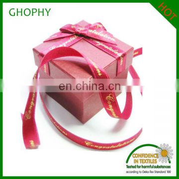 red packing ribbon