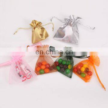 custom organza bags drawstring organza bag for gift canddy packing