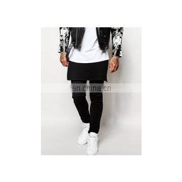 High Quality Custom Brand Sports Elongated T Shirt/Thin blank elongated t shirt long sleeve