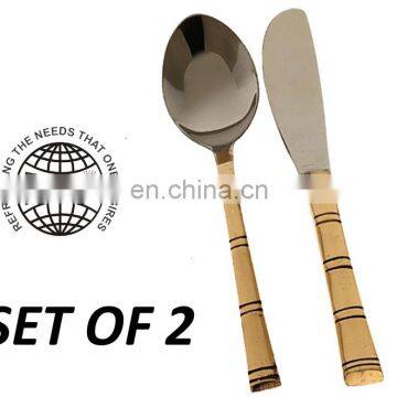 Stainless steel modern kitchen ware cheap copper item 16 PCS round 2 tones glazed Stainless steel copper item and tableware,fact