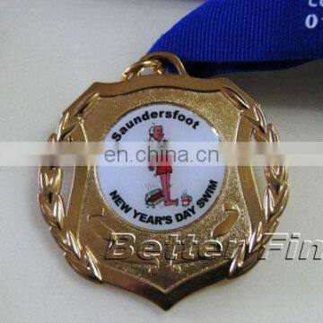 custom copper plating 3d sport metal medal