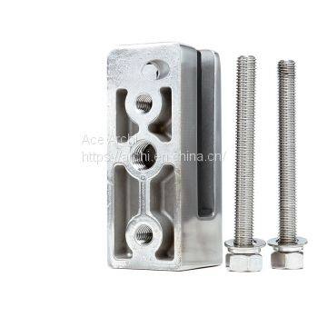 Polished Finish Stainless Steel Frameless Glass Railing Spigot for Swimming Pool