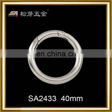 2016 designer zinc alloy metal o ring clips