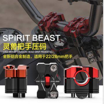 Spirit Beast  motorcycle modified dragon head grip pedestal pressure code  handle bar  holder 2pcs/lot FR101 L1