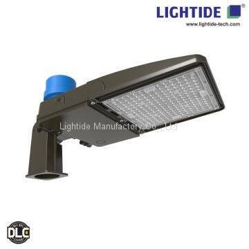 DLC Qualified Dusk to Dawn LED Parking Lot Light Fixtures 75W Lumileds with 5 yrs warranty