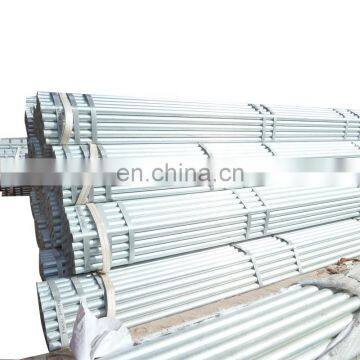 thread hot dipped galvanized steel pipe pre galvanized round pipe gi tube with clamp half round From CNMM