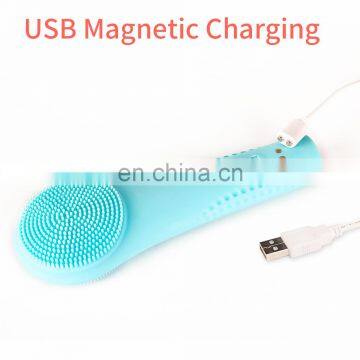 LEVETT Misia Silicone Facial Cleansing Brush IPX7 Waterproof Magnetic Rechargeable Massager With 10 Skincare Modes photo-3