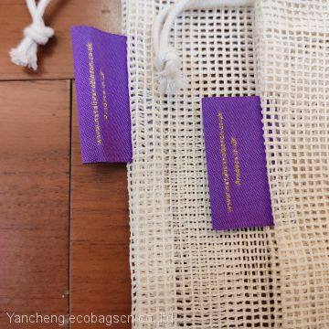 GOTS Organic Cotton String Shopping Bag - Battle Green // Grocery Bag, Zero Waste & Eco Friendly Gift, Plastic Free, Produce Bags photo-5