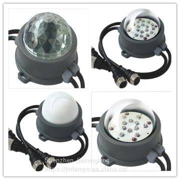 5W 7w 9w 3000/6000k DMX512 Waterproof 24v dc 12v Pixel Outdoor Digital Rgb Ip65 Led Point Light for Building Lighting photo-3