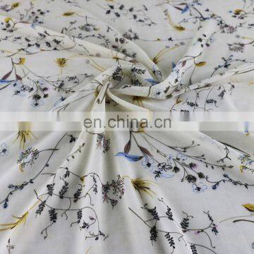 75D*75D high quality printed chiffon fabric for dresses