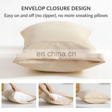 Eco Friendly Resistant Wrinkle Super Soft Long-last Breathable Durable Pillowcase For Adults photo-7