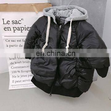 3423 Baby Clothes Girls Windproof White Duck Hooded Down Coat photo-5