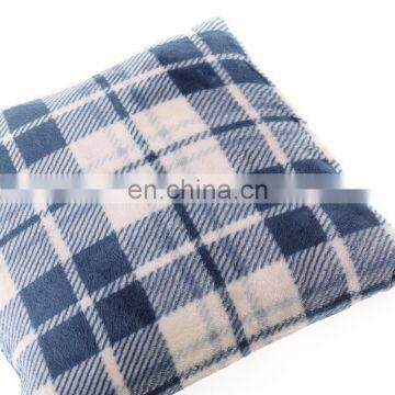 60" x 40" Fleece Plaid Pattern Throw Blanket Cozy Soft Portable Travel Blanket Compact Tartan Army Blanket photo-6
