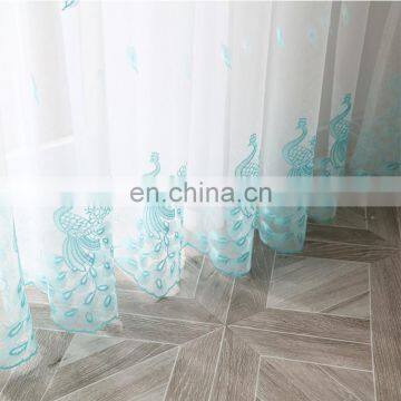Wholesale Customized 100%Polyester Tulle Embroidery Curtain For The Window Backdrop Curtain photo-7