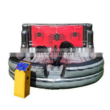 Halloween Black Widow Spider Themed Inflatable Bull Riding Rodeo Mechanical Bull Ride photo-2